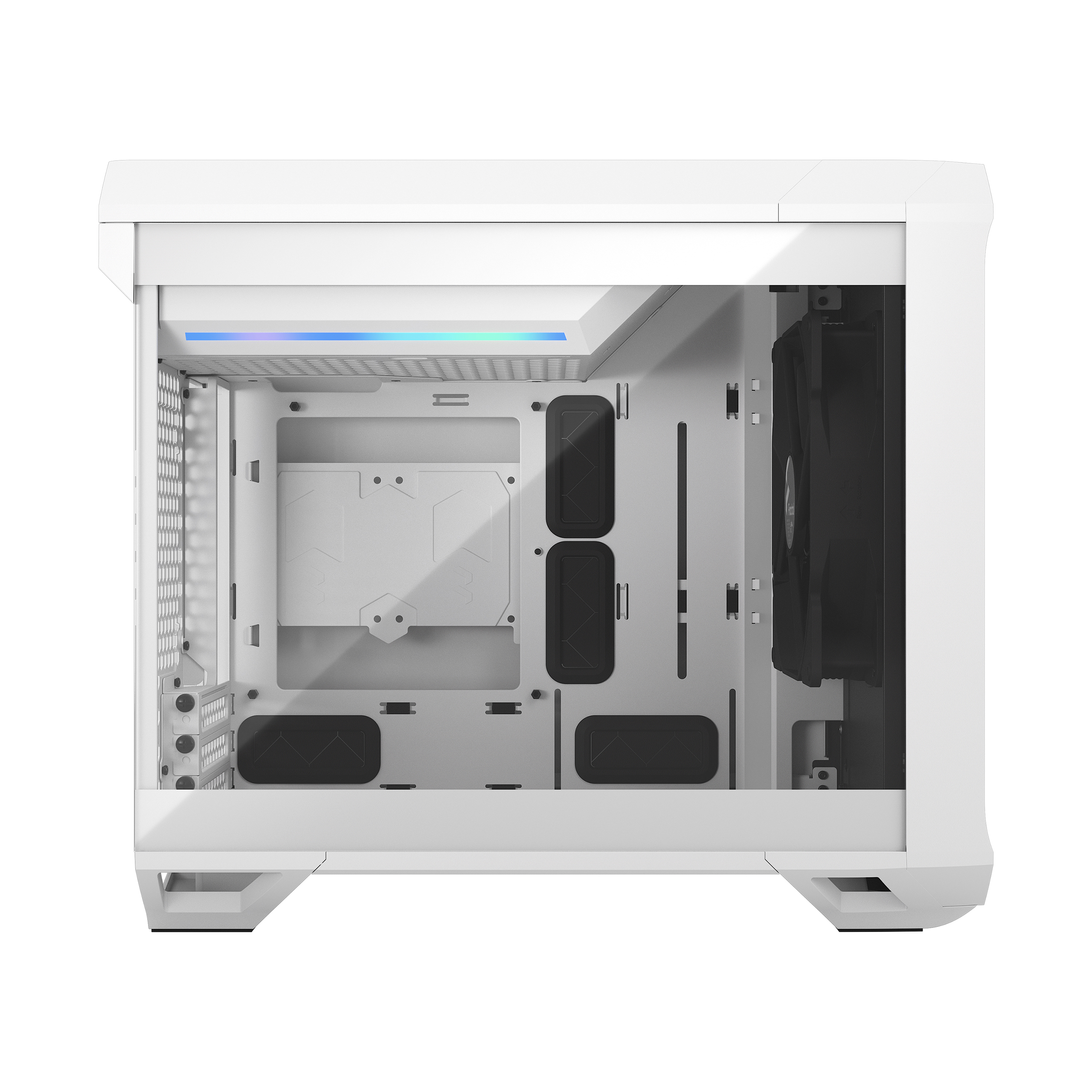 Fractal Design - Fractal Design Torrent Nano White TG Clear Tint M-ITX Case