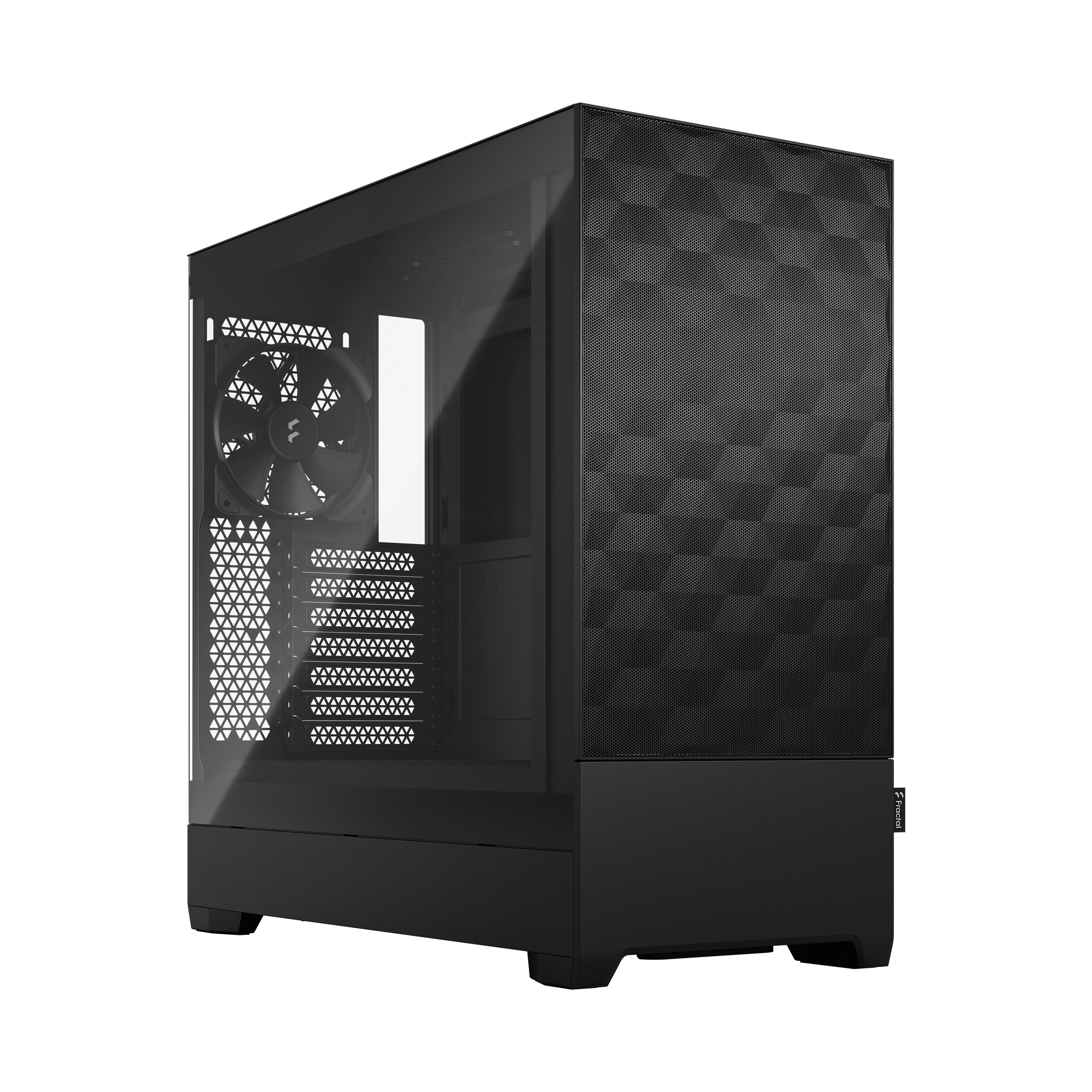 Fractal Design Pop Air Clear Tempered Glass Mid Tower Case - Black