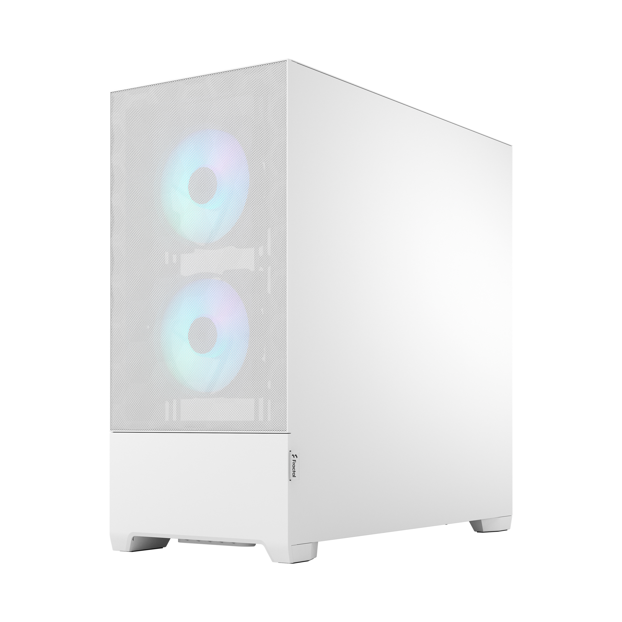 Fractal Design - Fractal Design Pop Air RGB Tempered Glass Mid Tower Case - White
