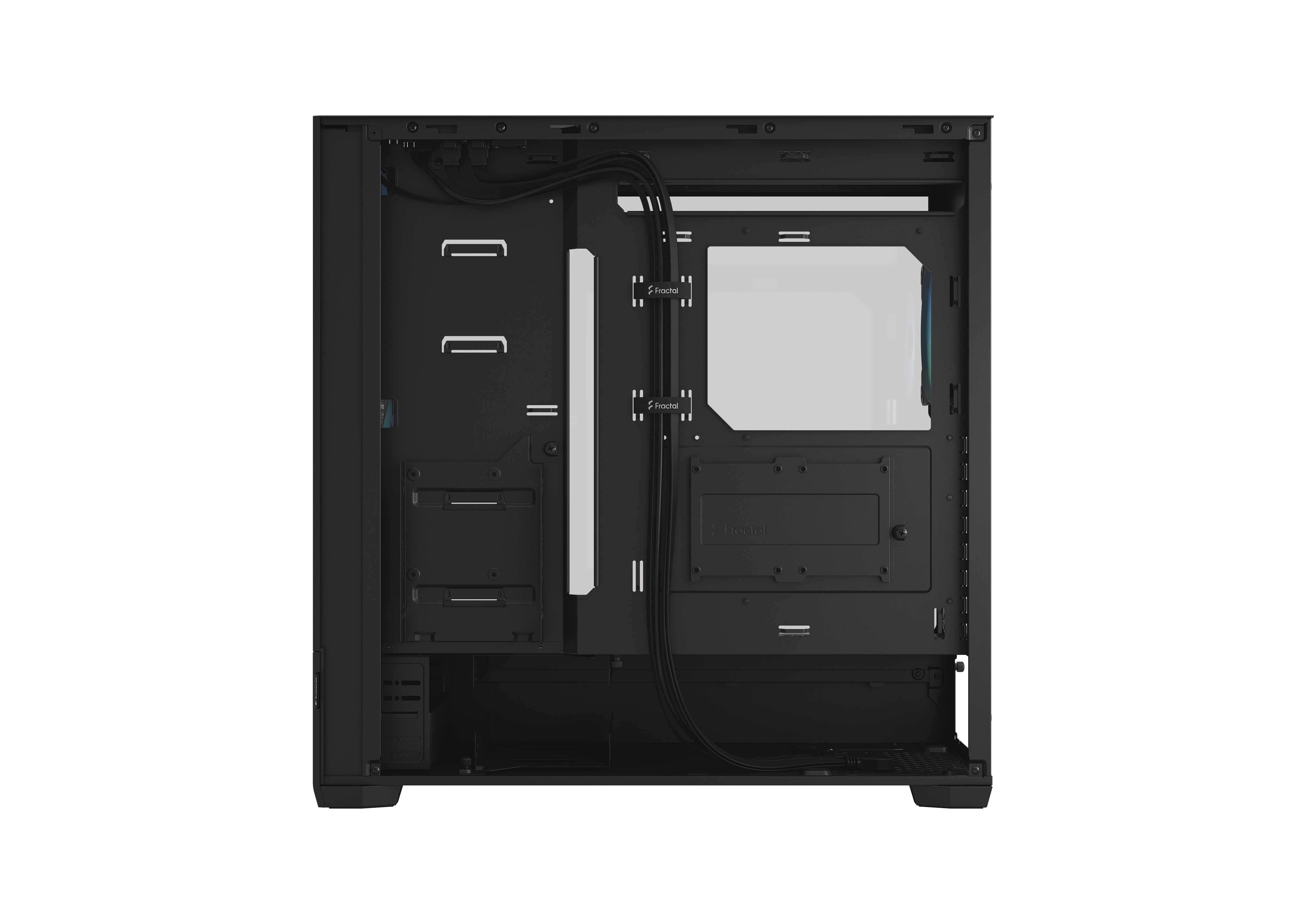 Fractal Design - Fractal Design Pop XL Air RGB Clear Tempered Glass Full Tower Case - Black