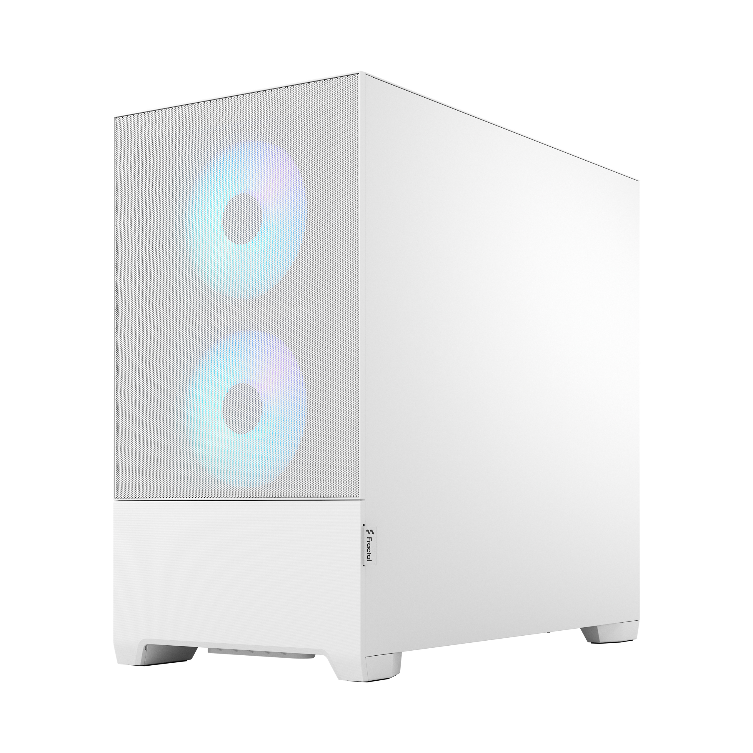 Fractal Design - Fractal Design Pop Mini Air RGB Clear Tempered Glass Mini Tower Case - White