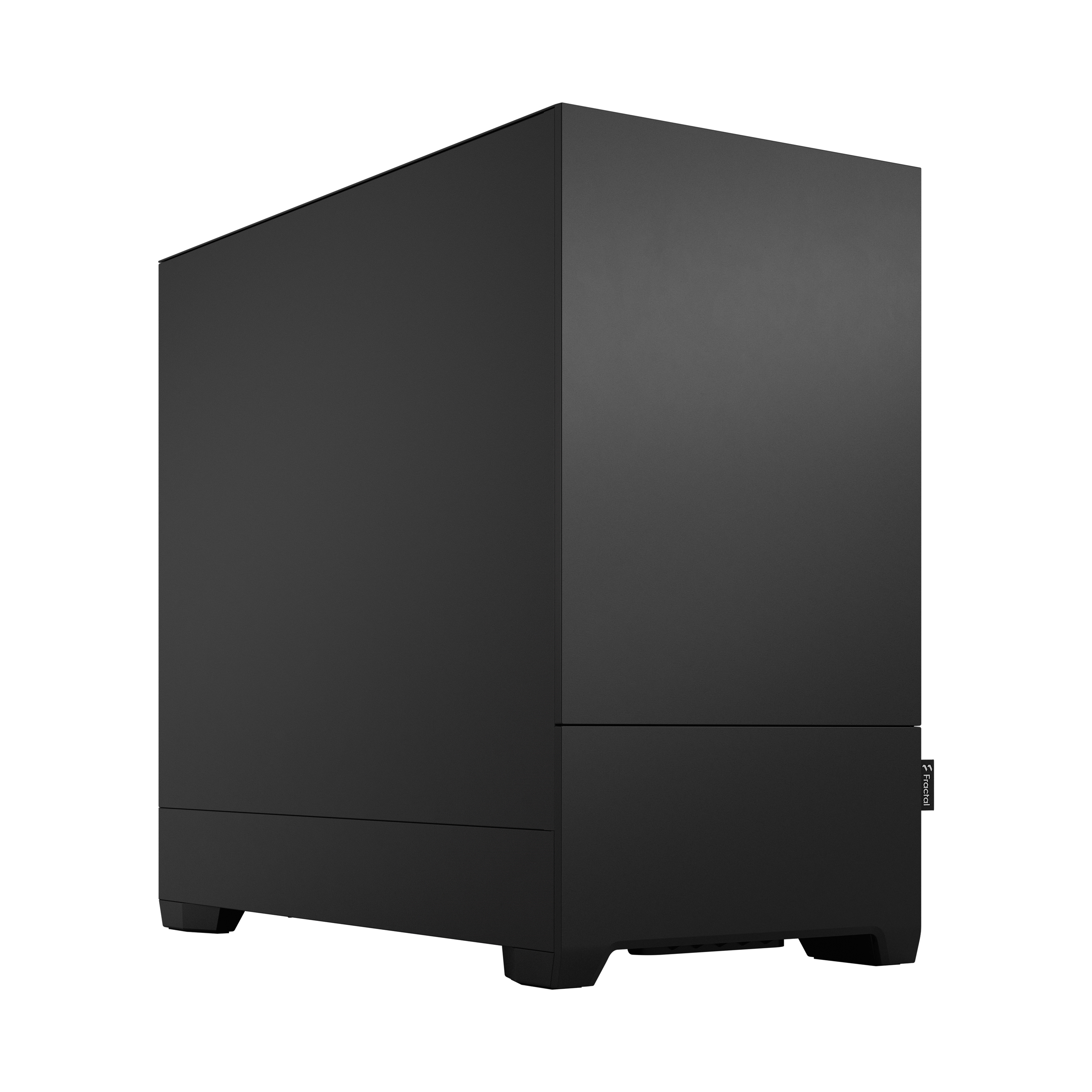 Fractal Design - Fractal Design Pop Mini Silent Black Solid Mini Tower Case - Black
