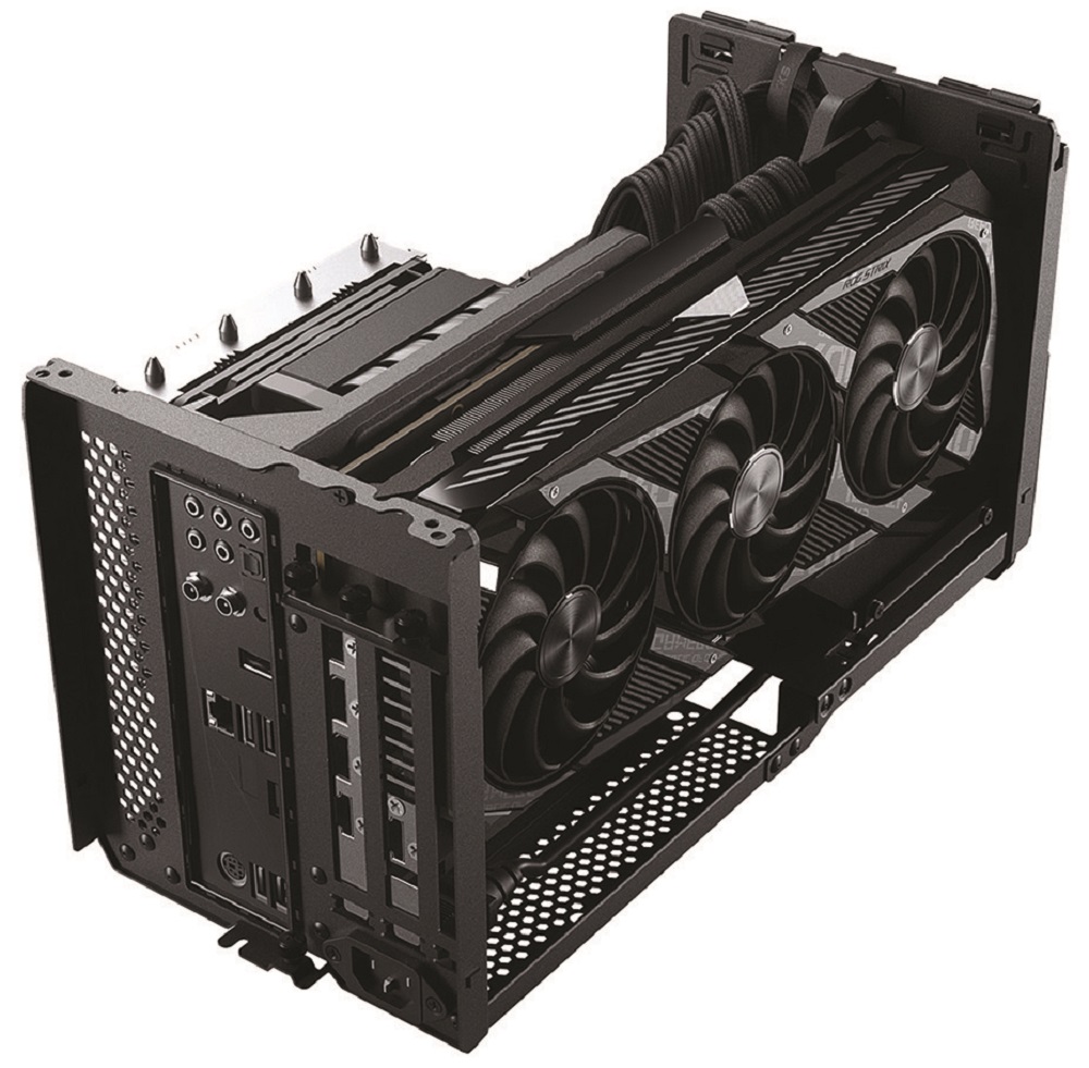 Phanteks - Phanteks Evolv Shift XT Expandable iTX Case PCI-E 4.0x16 DRGB Satin Black