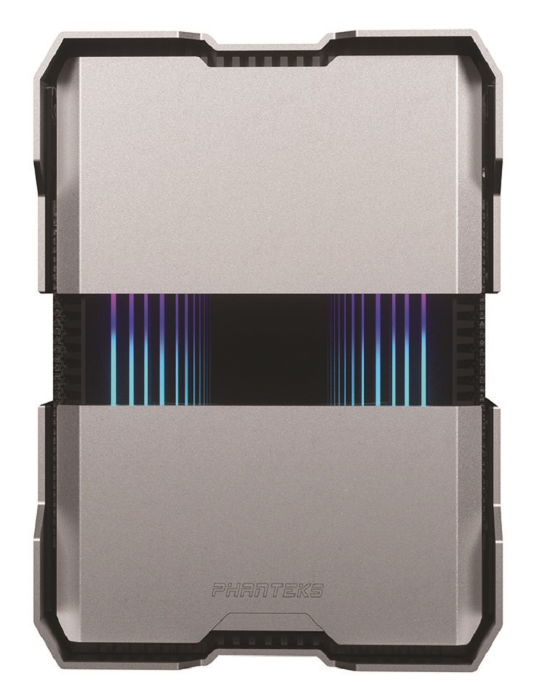 Phanteks - Phanteks Evolv Shift XT Expandable iTX Case PCI-E 4.0x16 DRGB Galaxy Silver