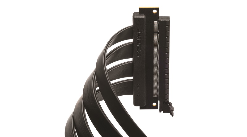Phanteks - Phanteks PCIe Gen 4.0 Riser Cable – 150mm – 90-degree Adaptor