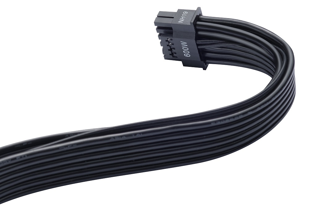 Phanteks - Phanteks 750mm Dual 8pin to 12+4 12VHPWR Adapter Cable (Black)
