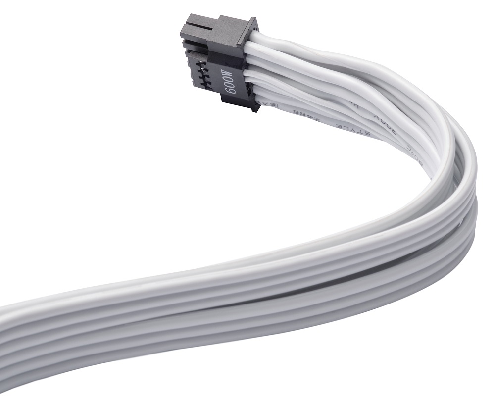 Phanteks - Phanteks 750mm Dual 8pin to 12+4 12VHPWR Adapter Cable (White)