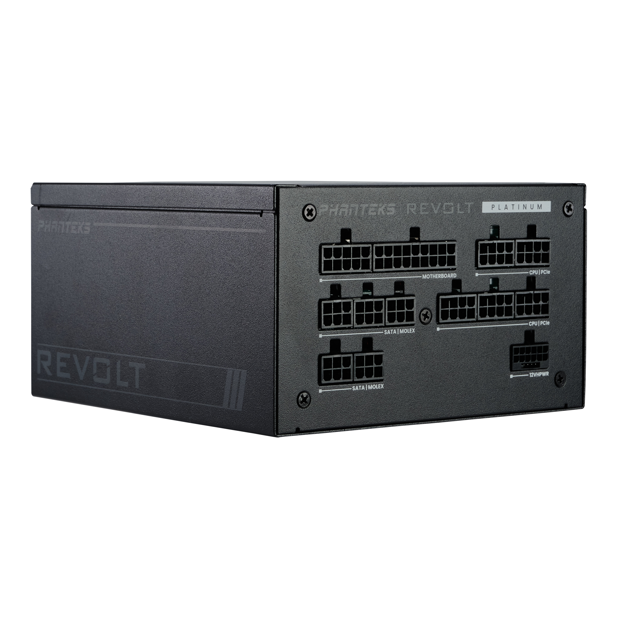 Phanteks - Phanteks Revolt Cableless 1000W ATX 3.0 PCIe 5.0 Modular 80 Plus Platinum Power Supply - Black