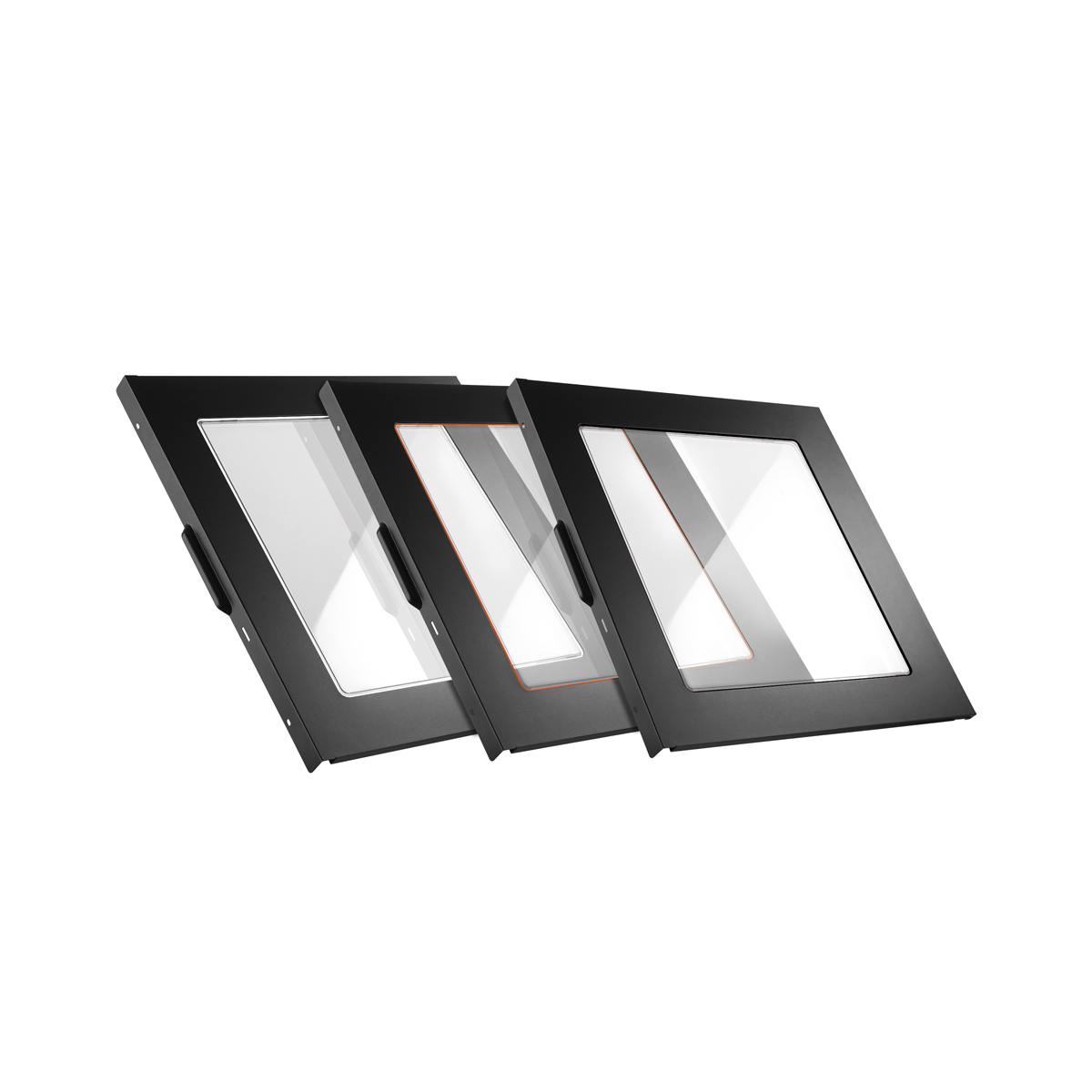 be quiet! - be quiet! Silent Base 800/600 Side Window - Black/Orange/Silver Seals Included