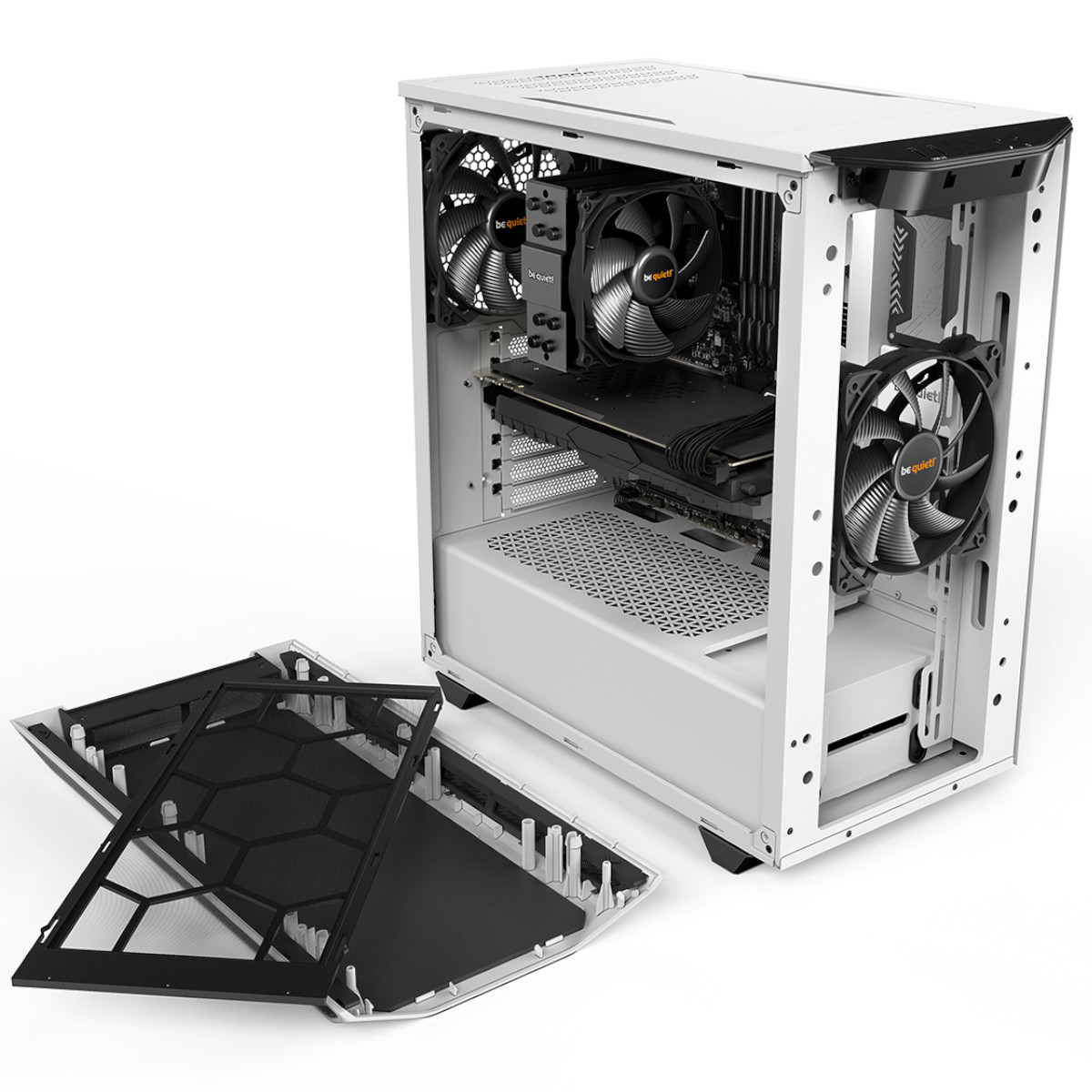 be quiet! - be quiet! Pure Base 500 Midi Tower Case - White