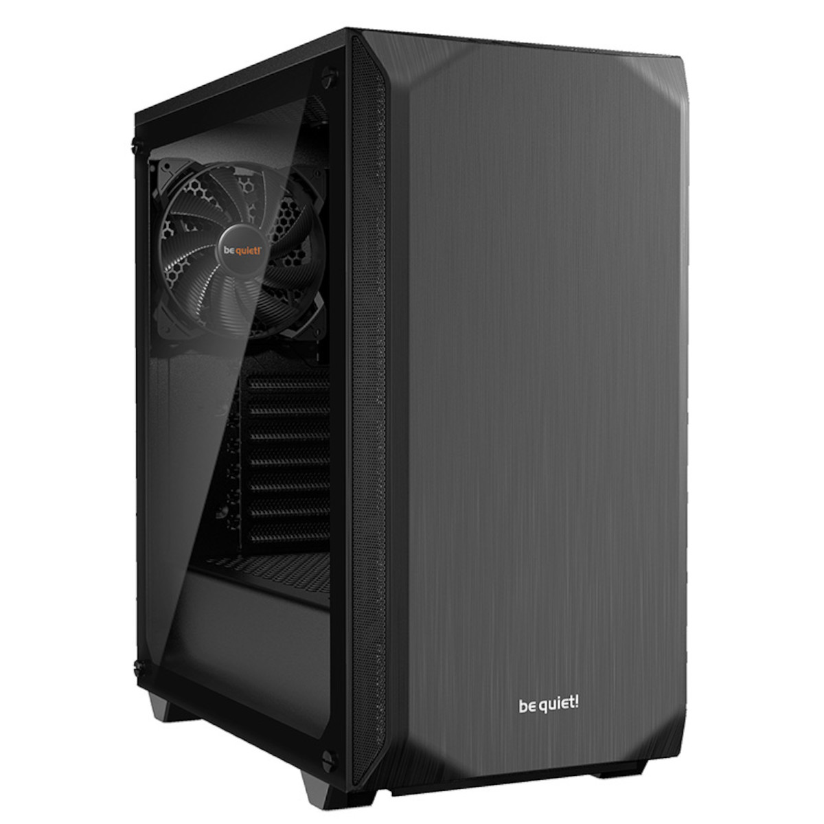 be quiet! Pure Base 500 Midi Tower Case - Black Tempered Glass