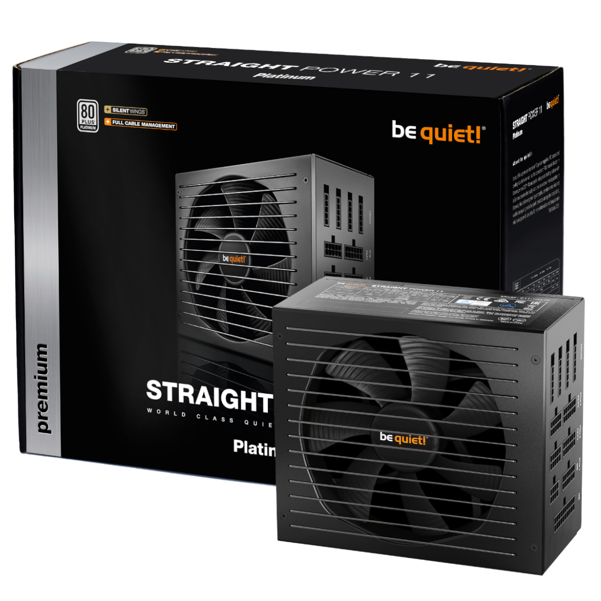 be quiet! - be quiet! Straight Power 11 850W 80 Plus Platinum Modular Power Supply