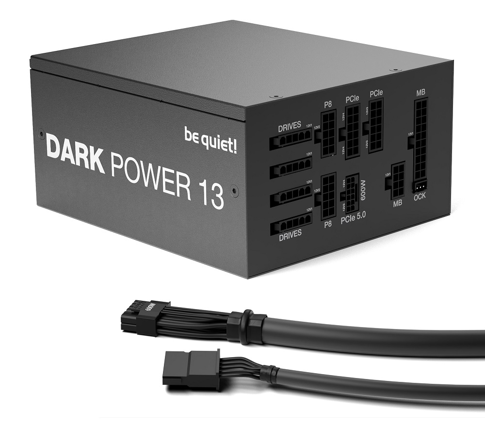  be quiet! Dark Power 13 750W Quiet Performance Power Supply, 80 Plus Titanium Efficiency, ATX 3.0, PCIe 5, Modular