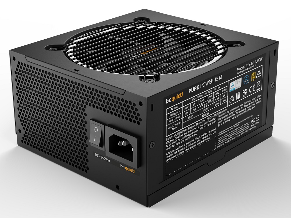be quiet! - be quiet! Pure Power 12 M 1200W ATX 3.0 80 Plus Gold Power Supply