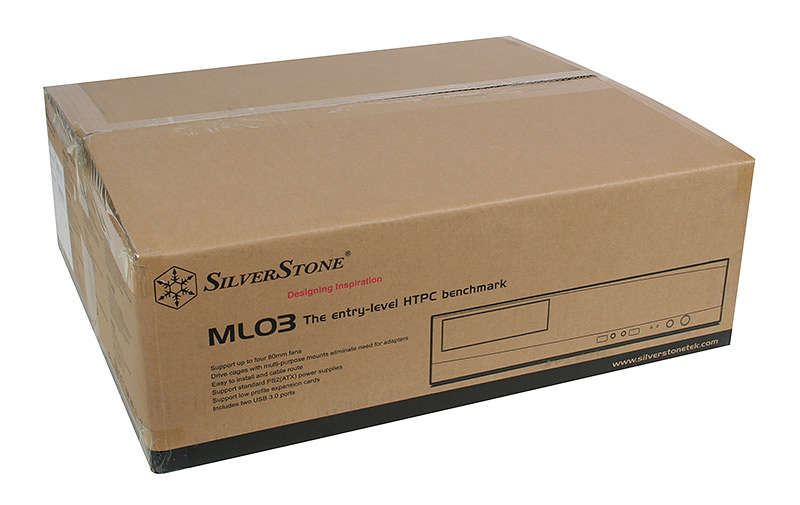 Silverstone Milo ML03B HTPC Case - Black (SST-ML03B)