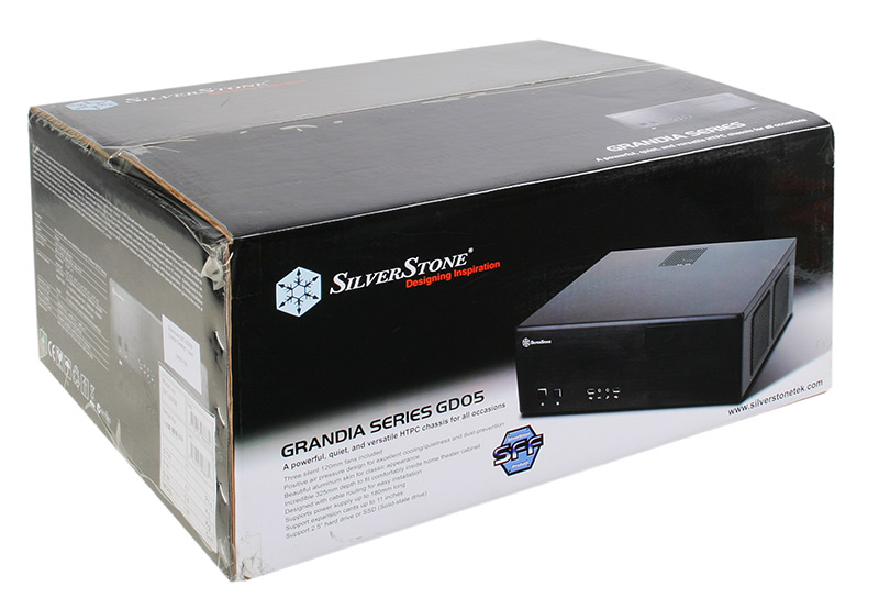 Silverstone Grandia GD05 Desktop HTPC Case - Black  (SST-GD05B USB3.0)