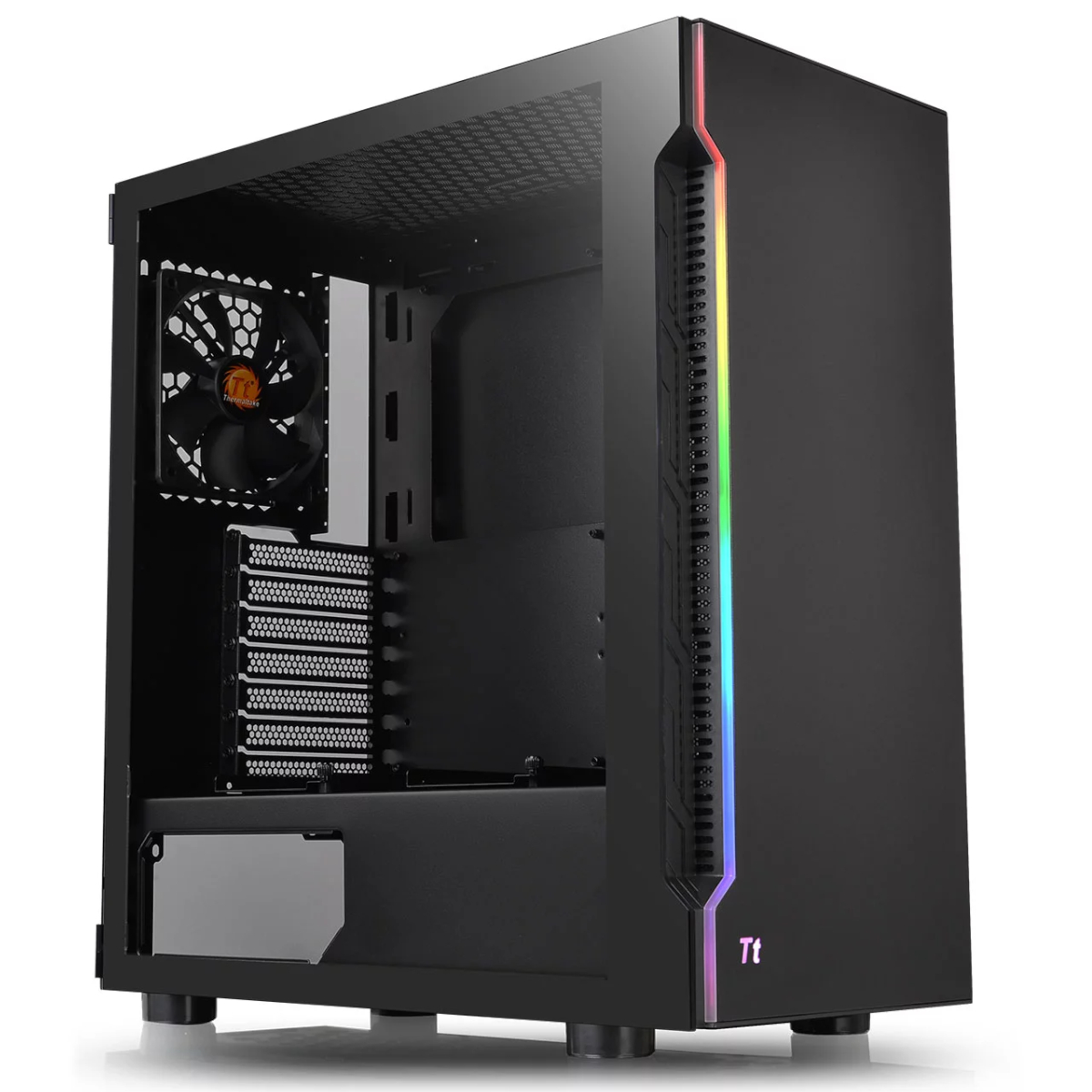 Thermaltake H200 RGB Mid-Tower - Black Tempered Glass