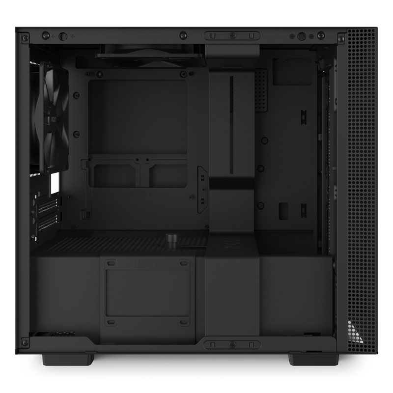 NZXT - NZXT H210i Mini-ITX RGB Gaming Case - Black Tempered Glass