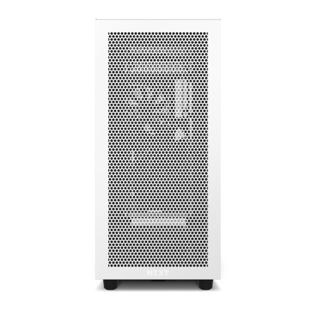 NZXT - NZXT H7 Flow Black & White Mid Tower Windowed PC Gaming Case