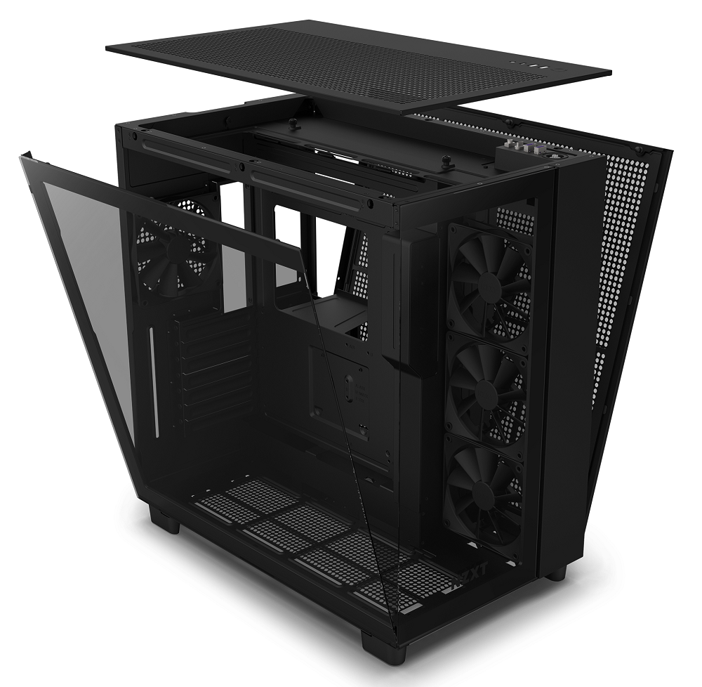 NZXT H9 Flow Mid-Tower Case (Black)