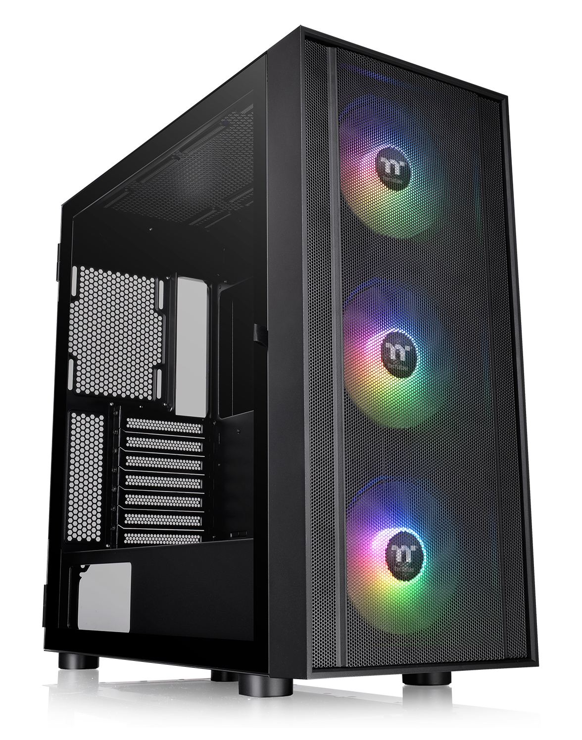 Thermaltake H570 Tempered Glass Mid Tower Case - Black