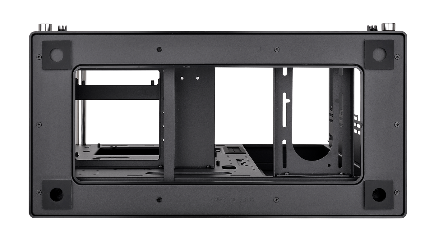 ThermalTake - Thermaltake Core P3 TG Pro Tempered Glass Wall Mountable Mid Tower Case - Black