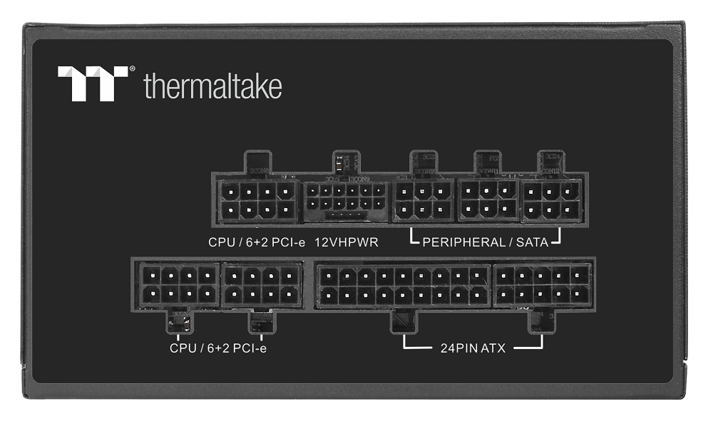 ThermalTake - Thermaltake Toughpower PF3 750W ATX3.0 Native PCIE 5 Fully Modular 80 Plus Platinum Power supply