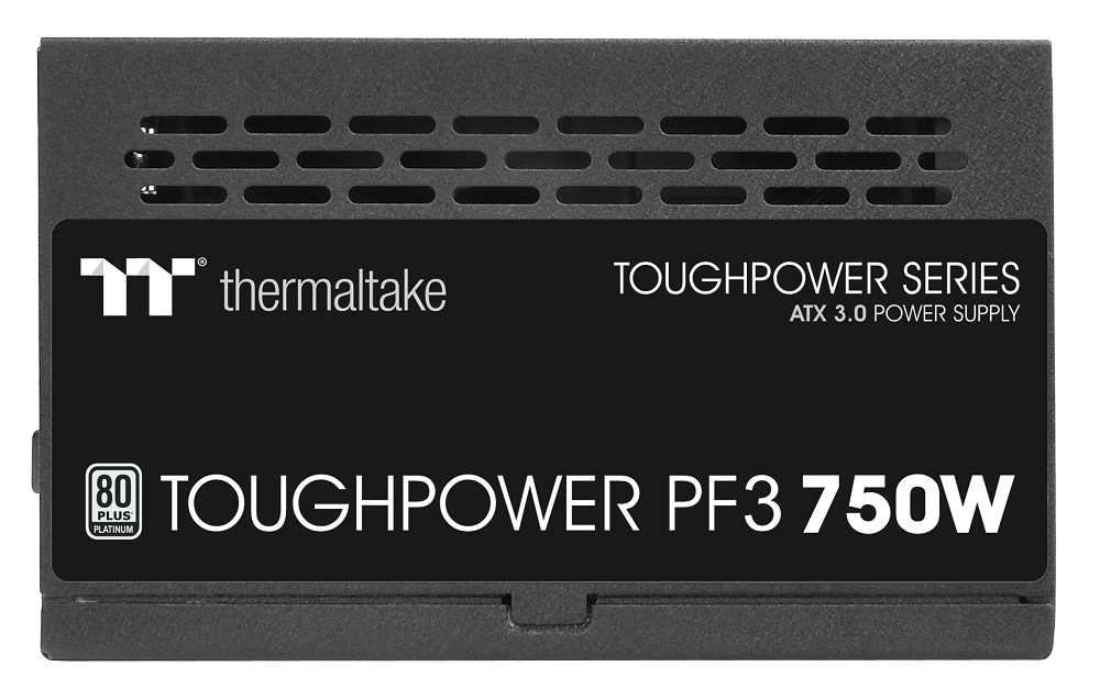 ThermalTake - Thermaltake Toughpower PF3 750W ATX3.0 Native PCIE 5 Fully Modular 80 Plus Platinum Power supply