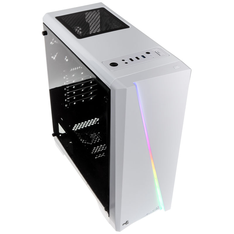 Aerocool - Aerocool Cylon RGB Midi Tower Case - White