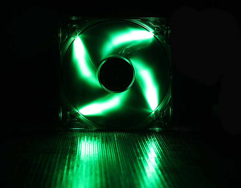 BitFenix - BitFenix Spectre 140mm Fan Green LED Fan
