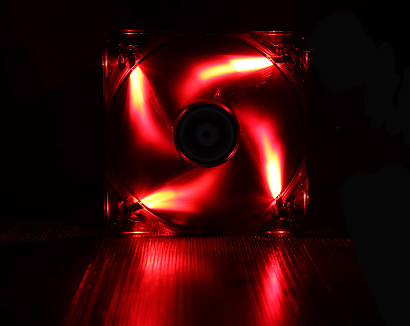 BitFenix - BitFenix Spectre 140mm Fan Red LED Fan