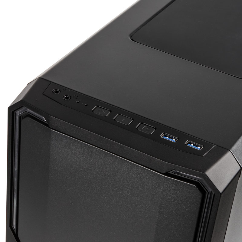 BitFenix - Bitfenix Enso Midi Tower RGB Gaming Case - Black Tempered Glass