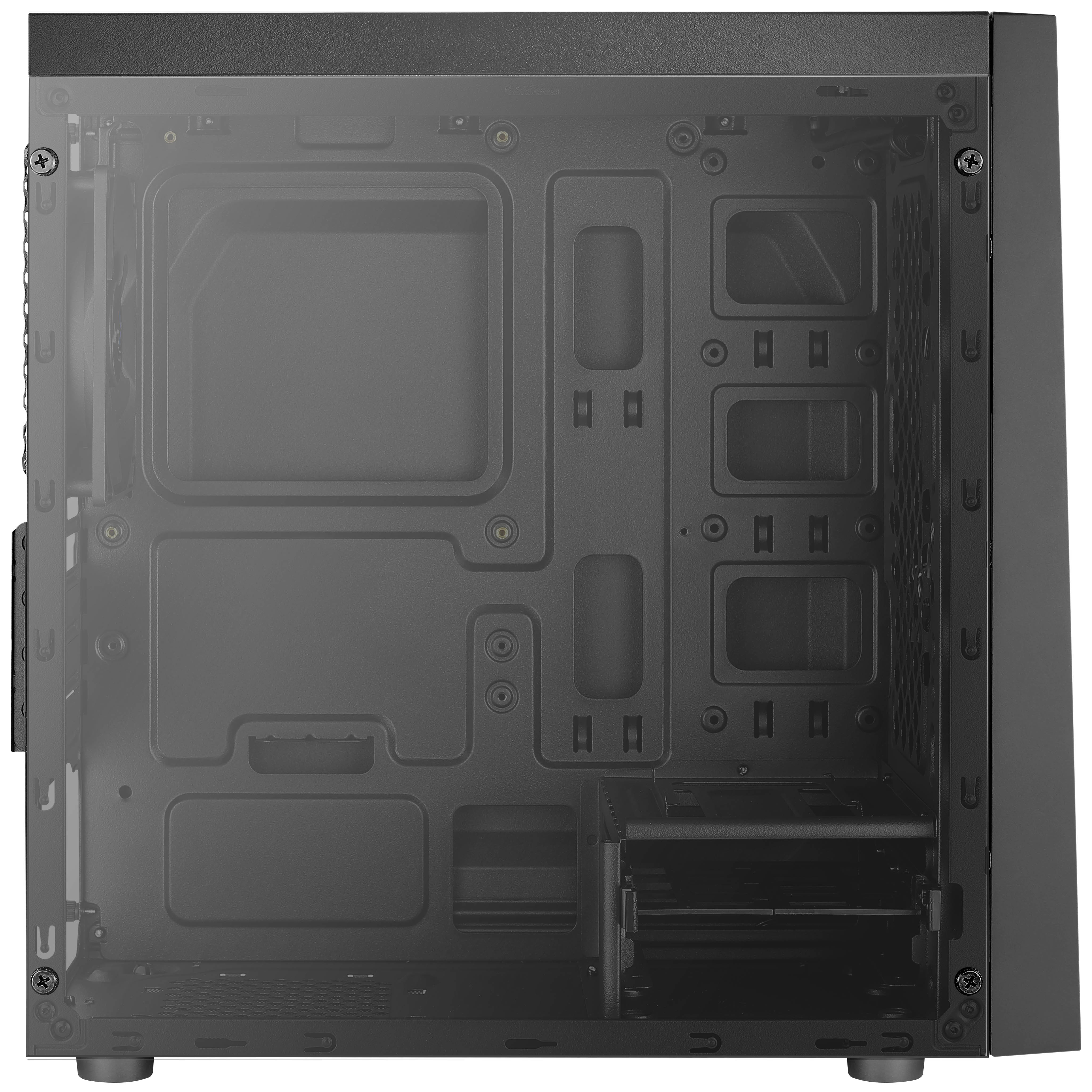 Aerocool - Aerocool Bolt Mini TG Micro-ATX case - black