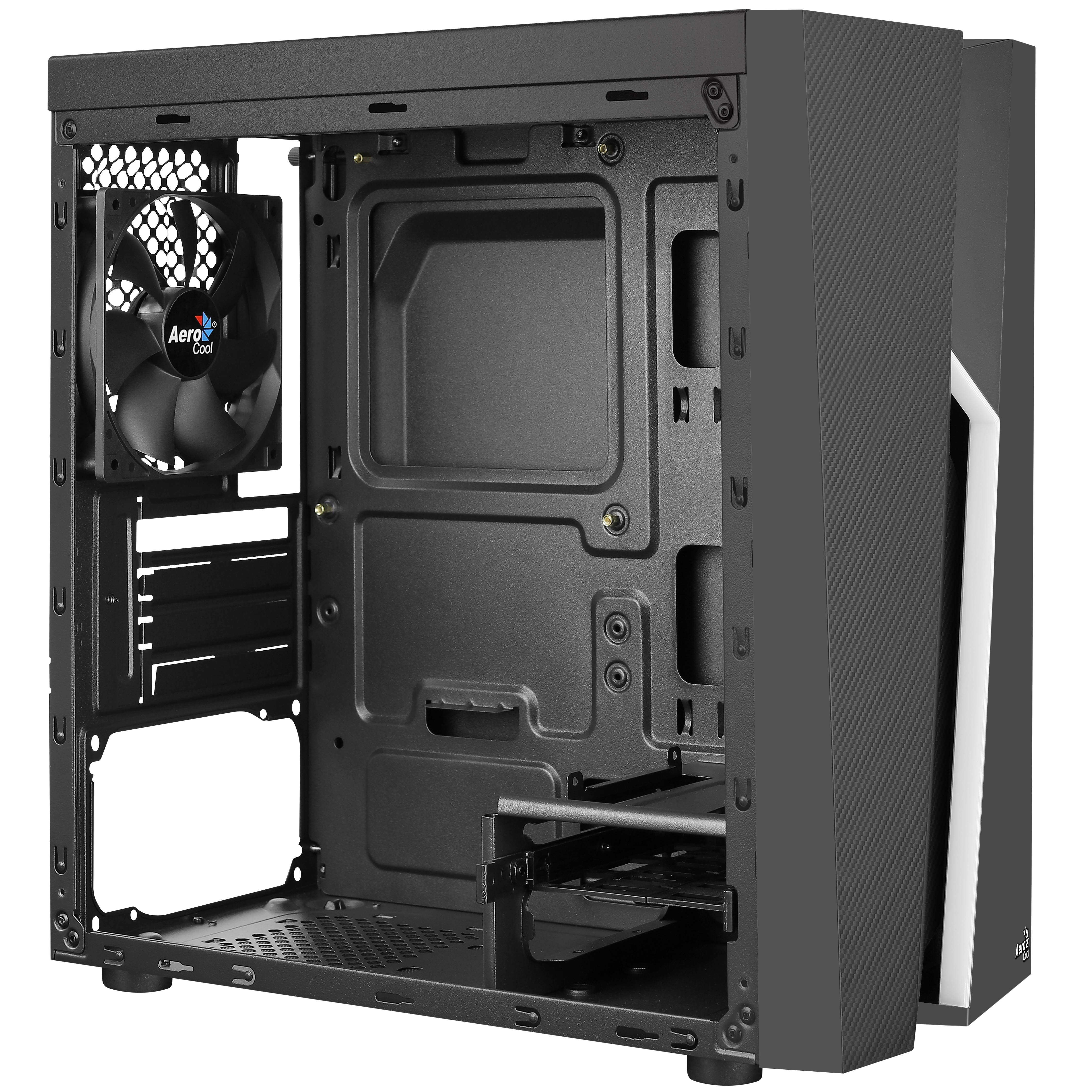 Aerocool - Aerocool Bolt Mini TG Micro-ATX case - black