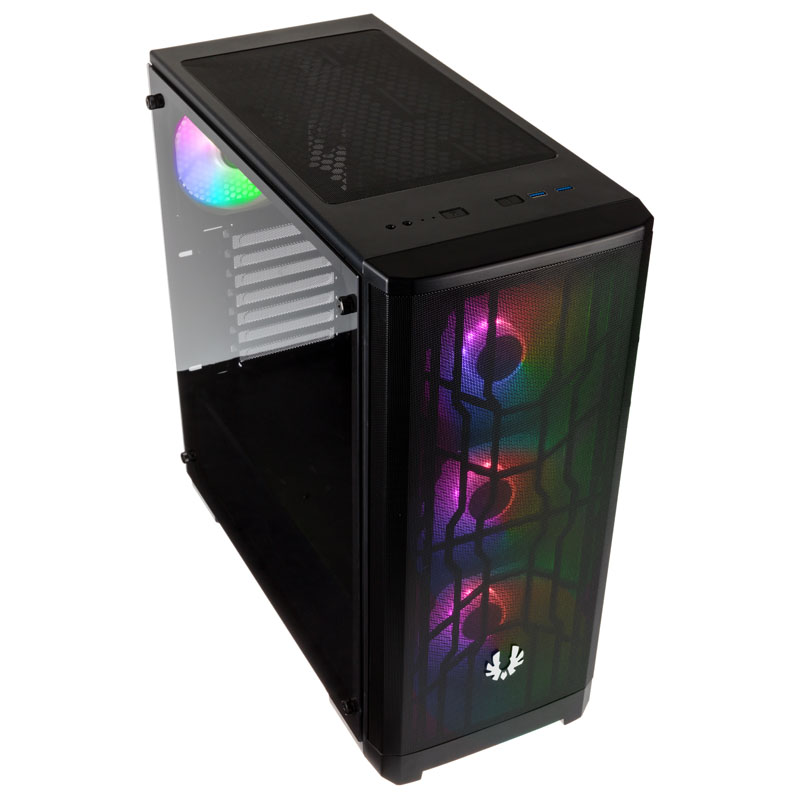 BitFenix - BitFenix Nova Mesh A-RGB Midi-Tower Case - Black Window