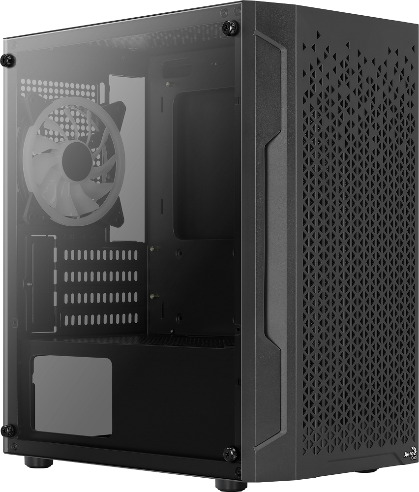 AeroCool Trinity V2 Mini Tower PC Case - Black