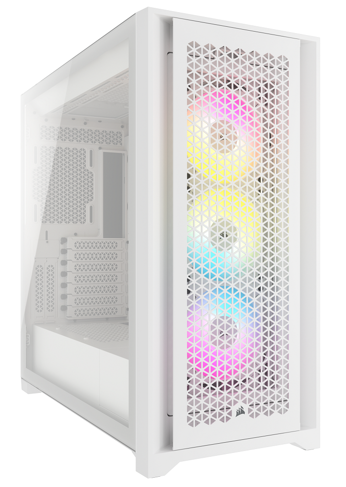 Corsair iCUE 5000D RGB AIRFLOW Mid-Tower Case - White (CC-9011243-WW)