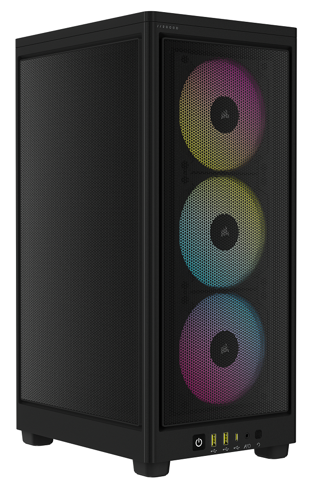 Corsair iCUE 2000D RGB AIRFLOW Mini-ITX Case - Black