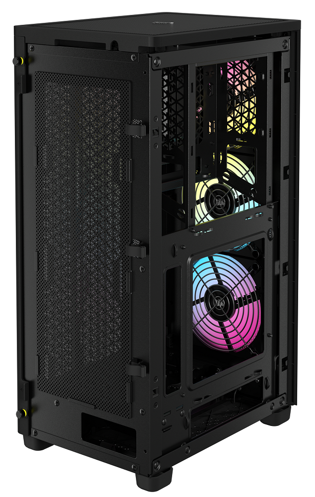 CORSAIR - Corsair iCUE 2000D RGB AIRFLOW Mini-ITX Case - Black