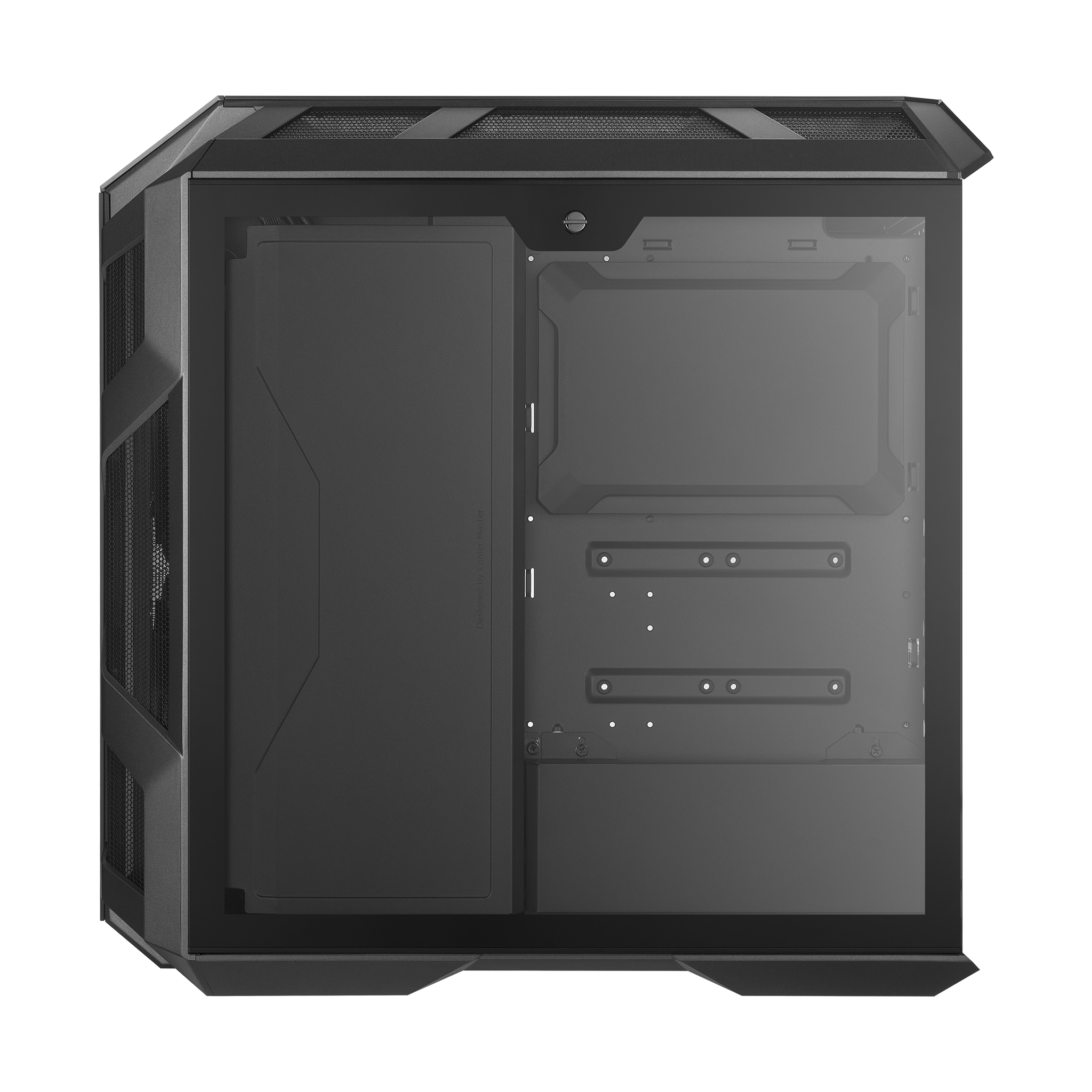 Cooler Master - CoolerMaster MasterCase H500M Mesh Midi Tower Gaming Case - Gunmetal Tempered Glass