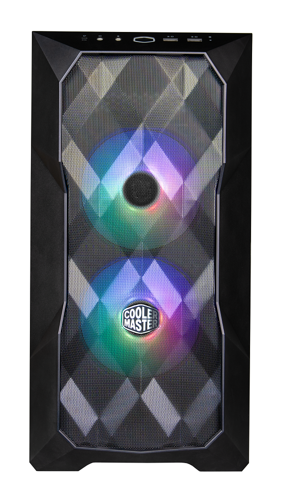 Cooler Master - Cooler Master MasterBox TD300 Mesh Mini Tower Case - Black