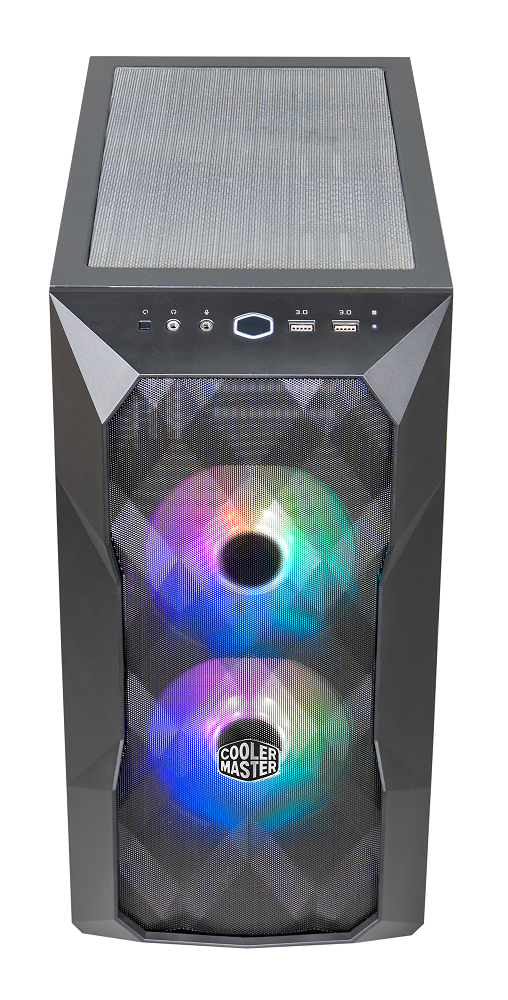 Cooler Master - Cooler Master MasterBox TD300 Mesh Mini Tower Case - Black