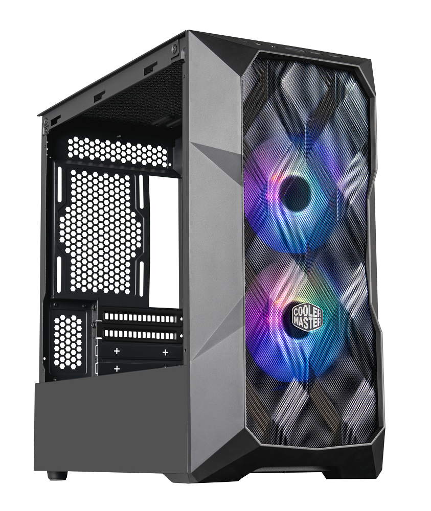 Cooler Master - Cooler Master MasterBox TD300 Mesh Mini Tower Case - Black