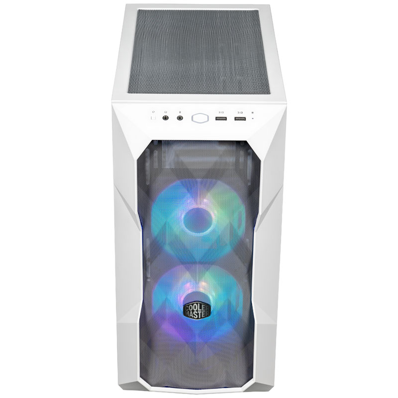 Cooler Master - Cooler Master MasterBox TD300 Mesh Mini Tower Case - White