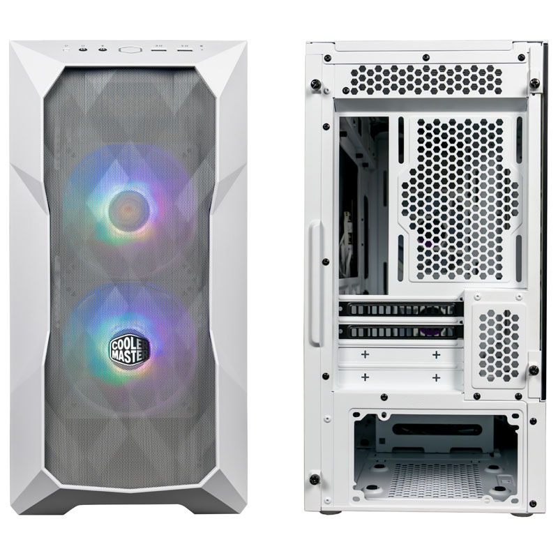 Cooler Master - Cooler Master MasterBox TD300 Mesh Mini Tower Case - White