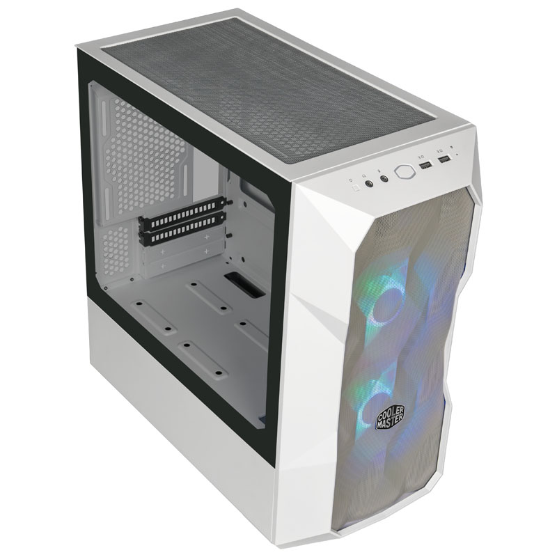 Cooler Master - Cooler Master MasterBox TD300 Mesh Mini Tower Case - White