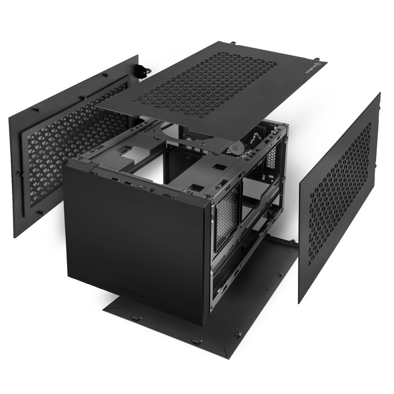 Silverstone - SilverStone Sugo Mini-ITX Compact Computer Cube Black Case - SST-SG15B