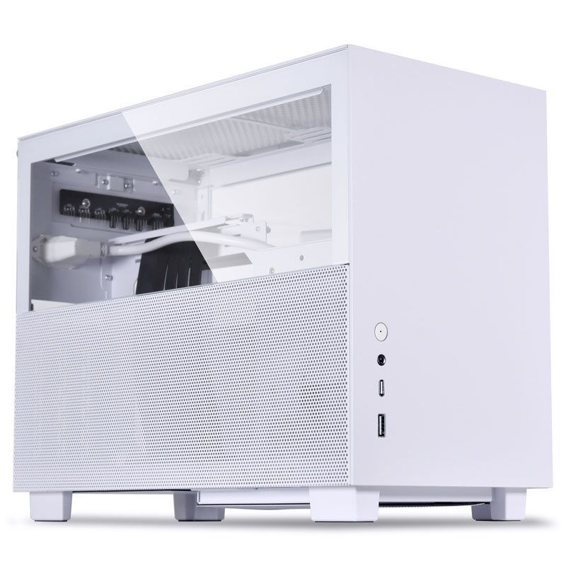  - Lian Li Q58W3 Mini-ITX Aluminium and Tempered Glass Case - White