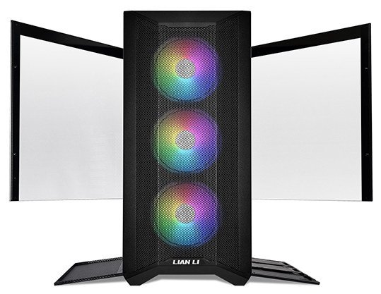 Lian Li - Lian Li Lancool II Mesh C RGB Midi-Tower Case - Black