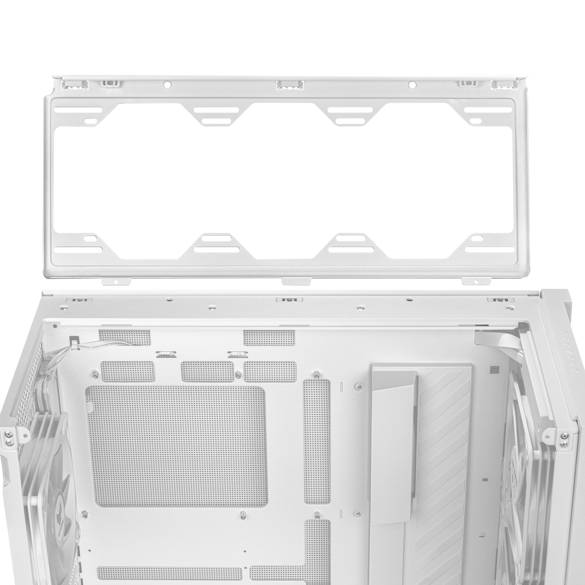 Asus - Asus TUF Gaming GT302 TG ARGB Case - White